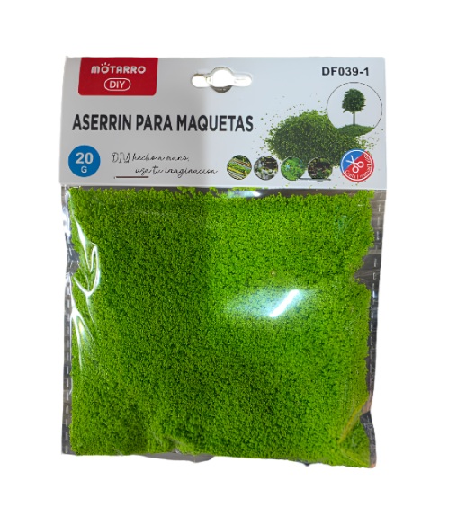 Aserrin Para Maquetas 20 Gramos Verde Claro | Motarro
