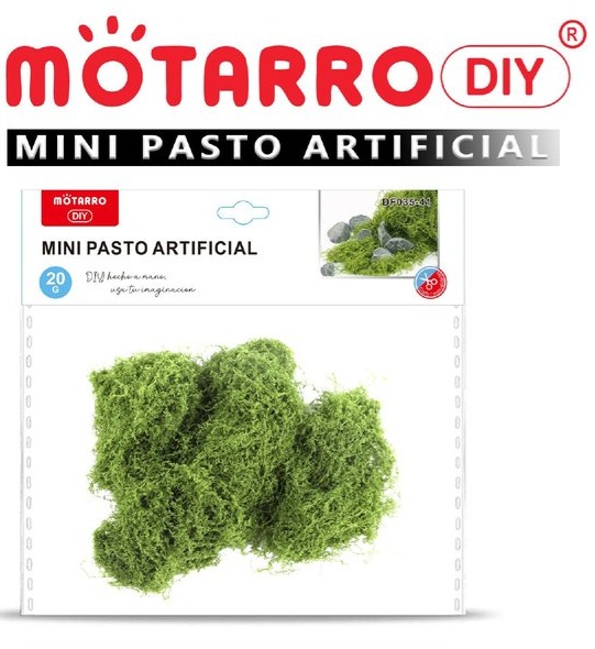 MINI PASTO ARTIFICIAL PARA MAQUETAS 